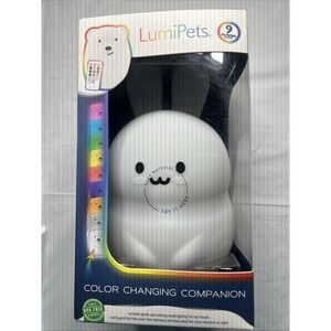 LumiPets Rabbit Night Light with Remote Control Rechargeable 9 Color ‎ Light New